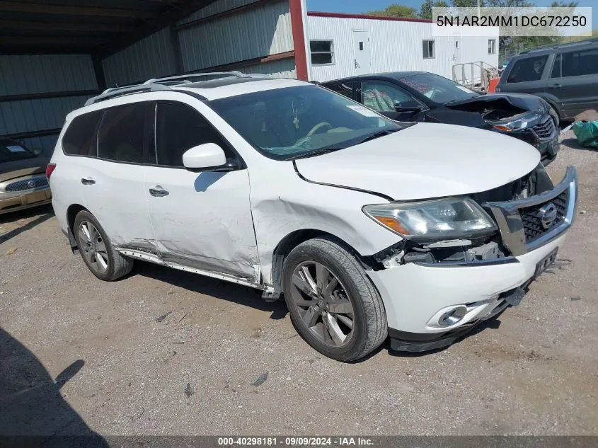 2013 Nissan Pathfinder Platinum VIN: 5N1AR2MM1DC672250 Lot: 40298181