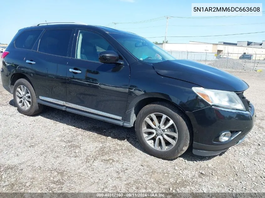 2013 Nissan Pathfinder Sl VIN: 5N1AR2MM6DC663608 Lot: 40317160