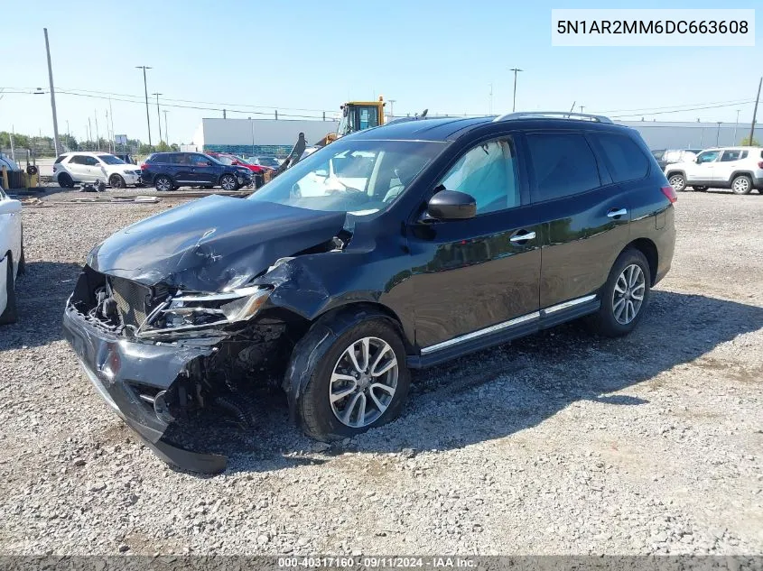 2013 Nissan Pathfinder Sl VIN: 5N1AR2MM6DC663608 Lot: 40317160