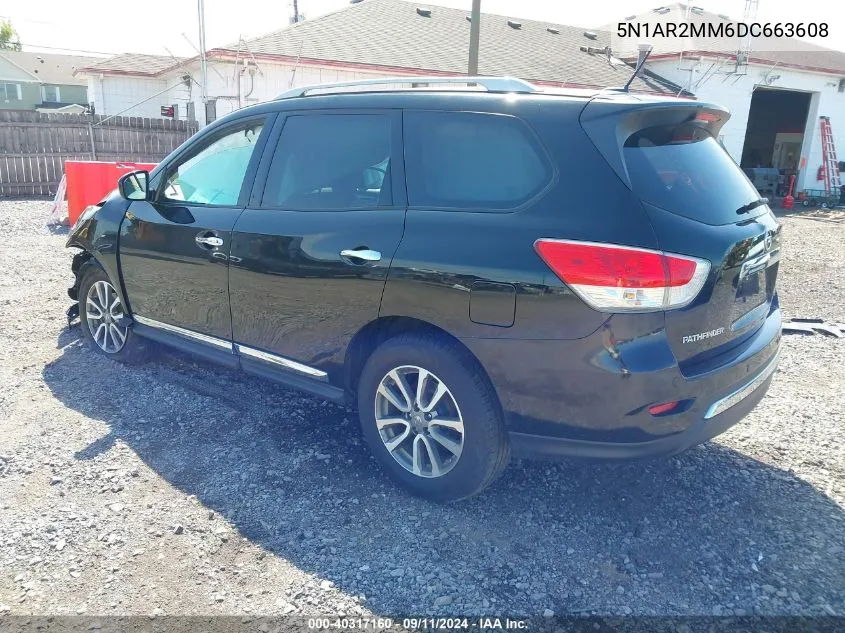 2013 Nissan Pathfinder Sl VIN: 5N1AR2MM6DC663608 Lot: 40317160