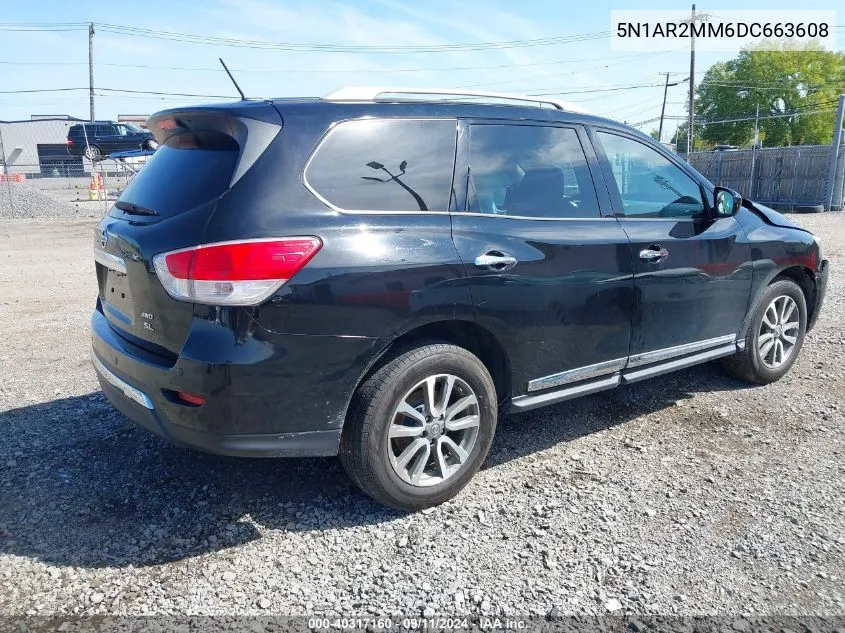 2013 Nissan Pathfinder Sl VIN: 5N1AR2MM6DC663608 Lot: 40317160