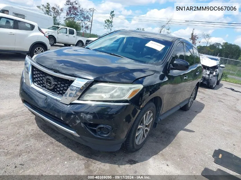 2013 Nissan Pathfinder S VIN: 5N1AR2MM9DC667006 Lot: 40359095