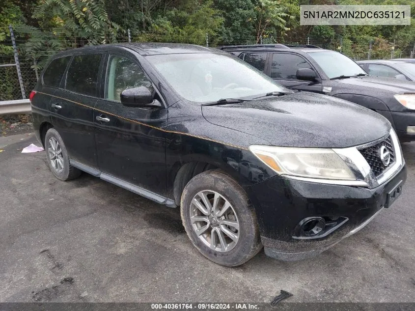 5N1AR2MN2DC635121 2013 Nissan Pathfinder S