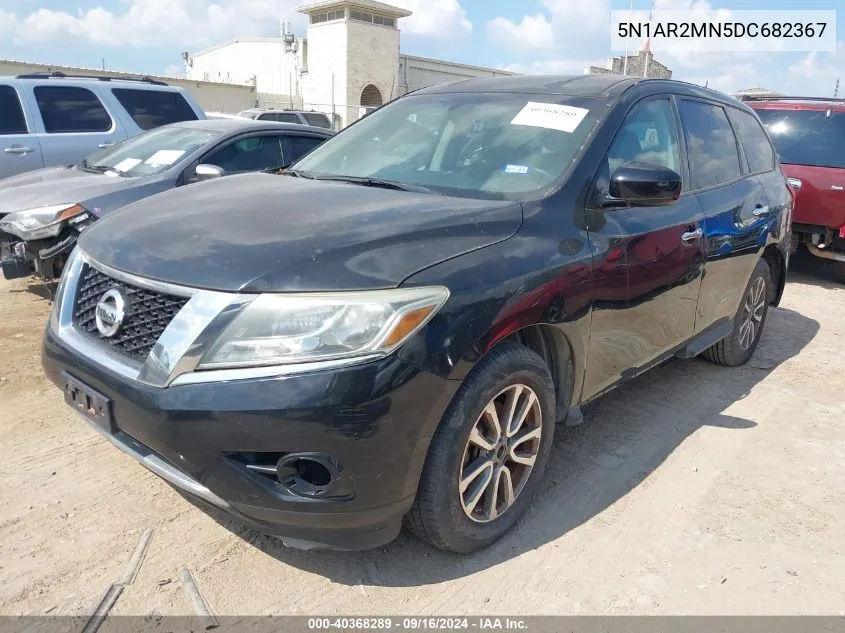 2013 Nissan Pathfinder S VIN: 5N1AR2MN5DC682367 Lot: 40368289