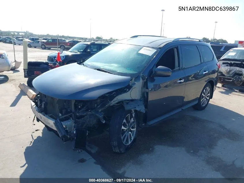 5N1AR2MN8DC639867 2013 Nissan Pathfinder Sv