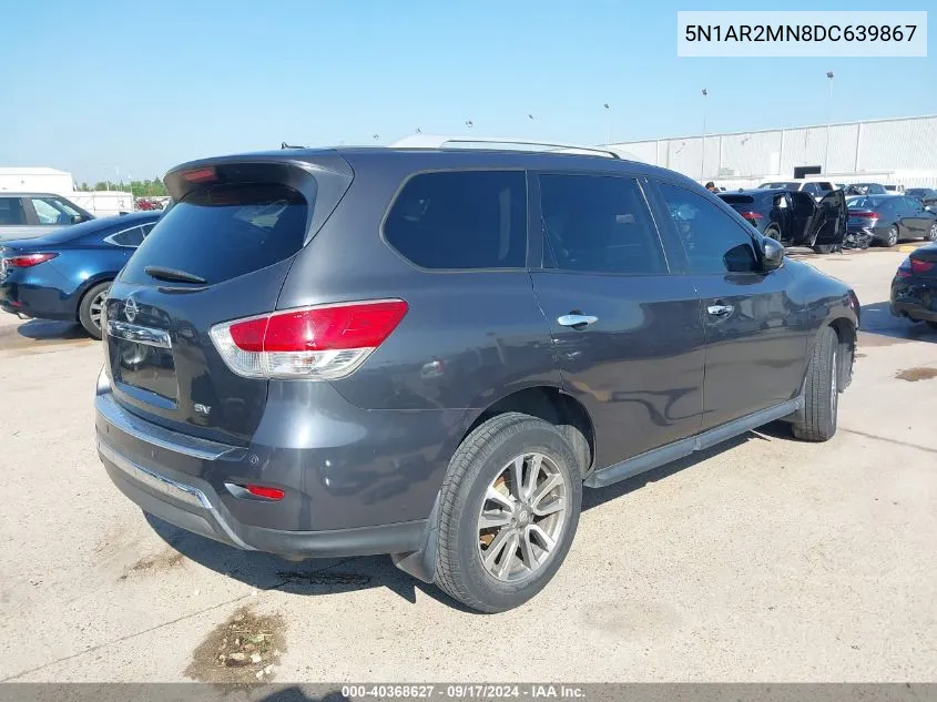 5N1AR2MN8DC639867 2013 Nissan Pathfinder Sv