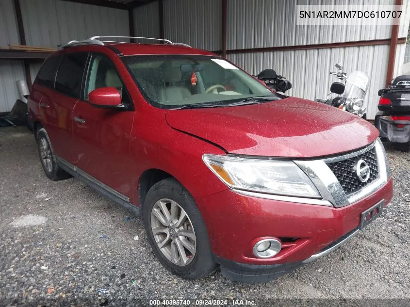 2013 Nissan Pathfinder Sl VIN: 5N1AR2MM7DC610707 Lot: 40395740