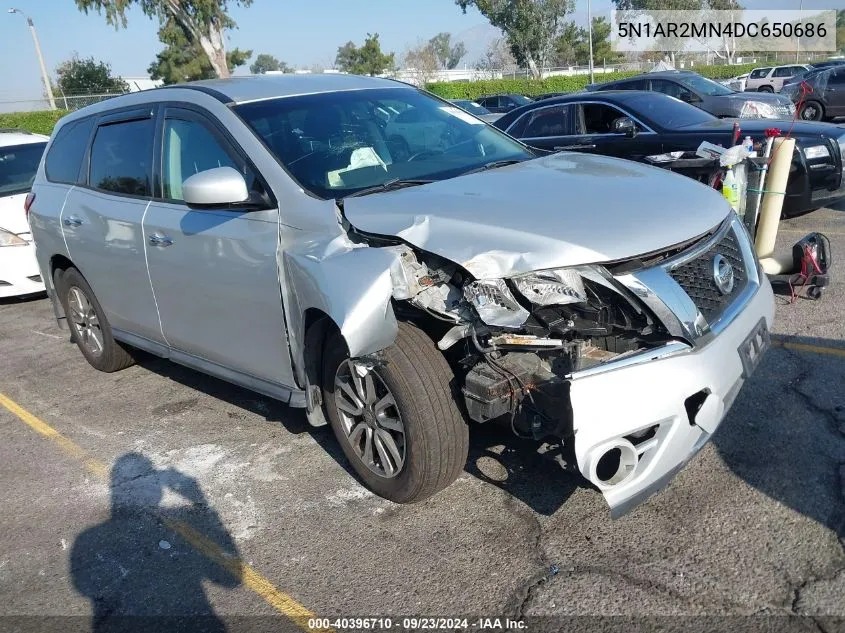 5N1AR2MN4DC650686 2013 Nissan Pathfinder S/Sv/Sl/Platinum