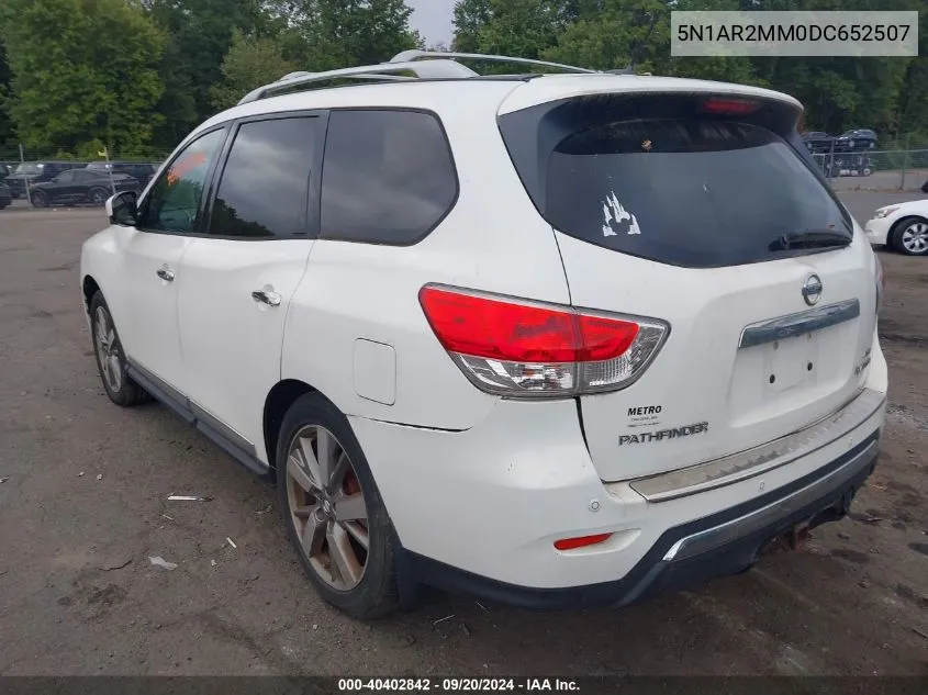 5N1AR2MM0DC652507 2013 Nissan Pathfinder Platinum