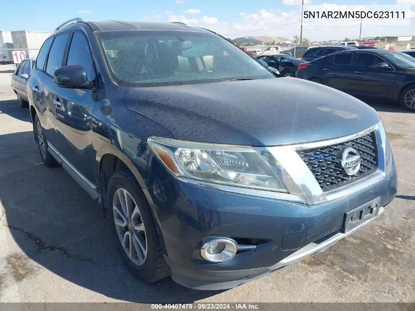 2013 Nissan Pathfinder Sl VIN: 5N1AR2MN5DC623111 Lot: 40407475