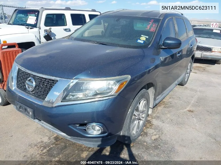 2013 Nissan Pathfinder Sl VIN: 5N1AR2MN5DC623111 Lot: 40407475