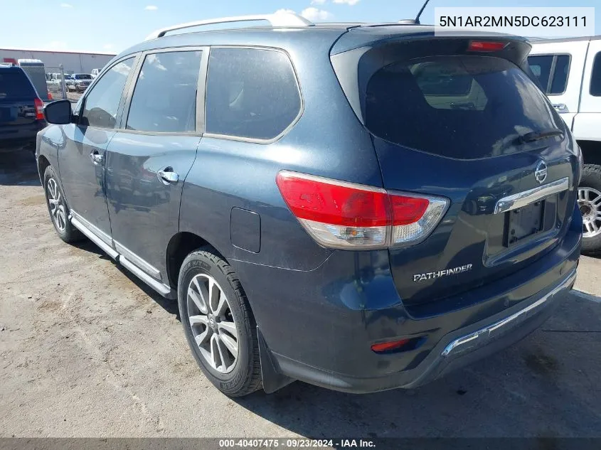 2013 Nissan Pathfinder Sl VIN: 5N1AR2MN5DC623111 Lot: 40407475