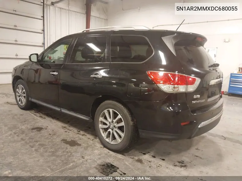 5N1AR2MMXDC680055 2013 Nissan Pathfinder Sv