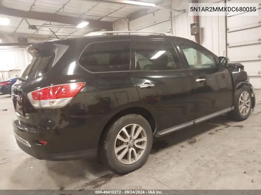 2013 Nissan Pathfinder Sv VIN: 5N1AR2MMXDC680055 Lot: 40410272