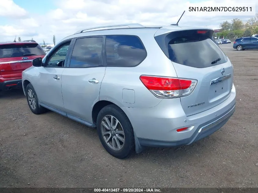 5N1AR2MN7DC629511 2013 Nissan Pathfinder Sv