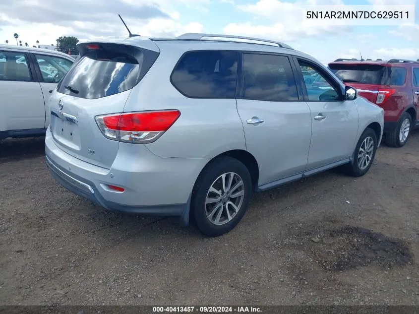 5N1AR2MN7DC629511 2013 Nissan Pathfinder Sv