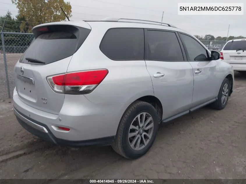 5N1AR2MM6DC625778 2013 Nissan Pathfinder Sv