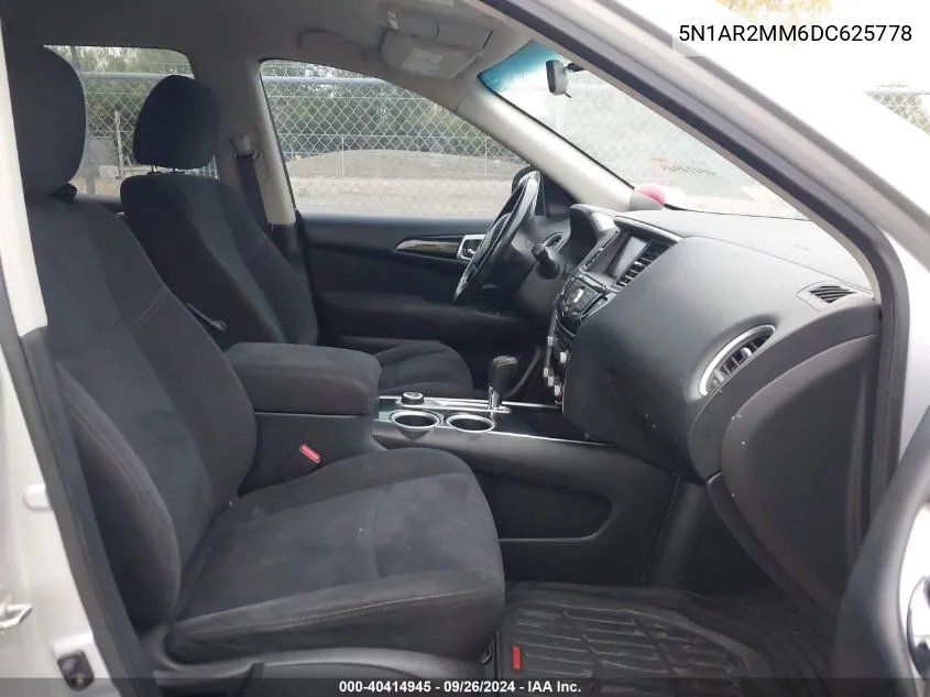 5N1AR2MM6DC625778 2013 Nissan Pathfinder Sv