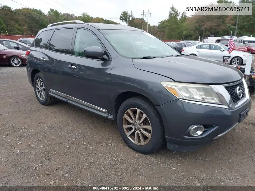 5N1AR2MM8DC685741 2013 Nissan Pathfinder Sl