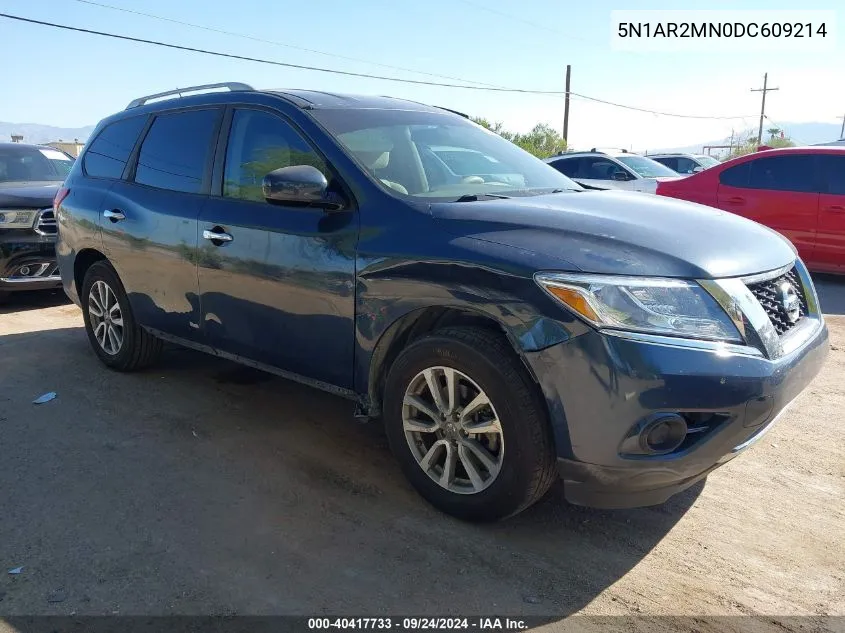 2013 Nissan Pathfinder S/Sv/Sl/Platinum VIN: 5N1AR2MN0DC609214 Lot: 40417733