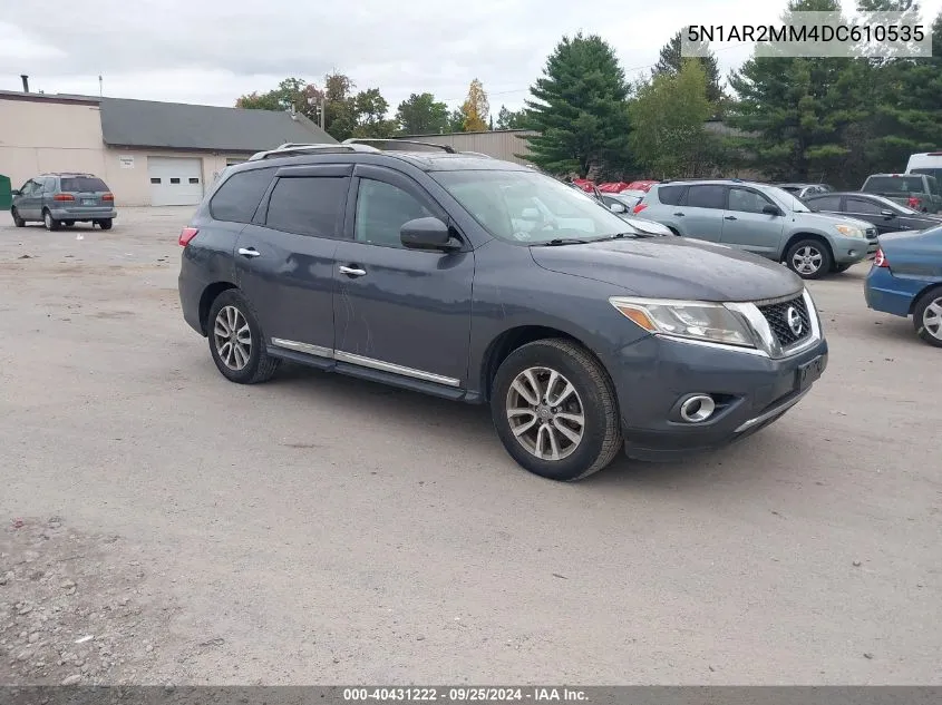 2013 Nissan Pathfinder S/Sv/Sl/Platinum VIN: 5N1AR2MM4DC610535 Lot: 40431222