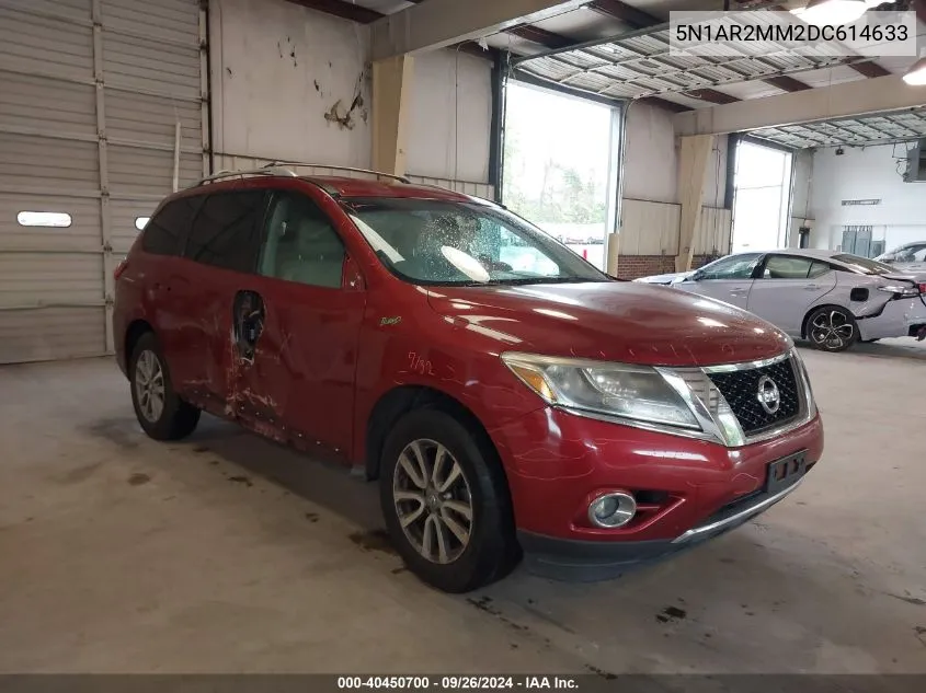 2013 Nissan Pathfinder Sl VIN: 5N1AR2MM2DC614633 Lot: 40450700