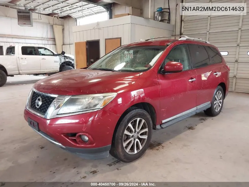 2013 Nissan Pathfinder Sl VIN: 5N1AR2MM2DC614633 Lot: 40450700