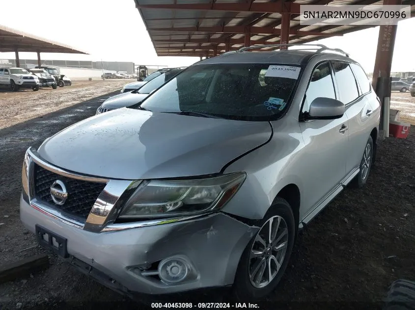 5N1AR2MN9DC670996 2013 Nissan Pathfinder Sv