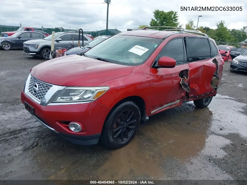 2013 Nissan Pathfinder Sl VIN: 5N1AR2MM2DC633005 Lot: 40454965