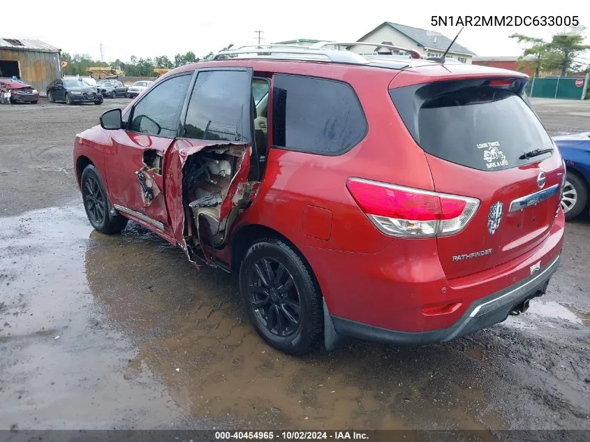 2013 Nissan Pathfinder Sl VIN: 5N1AR2MM2DC633005 Lot: 40454965