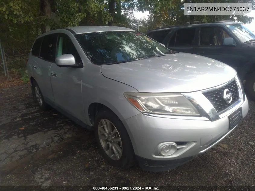 2013 Nissan Pathfinder S VIN: 5N1AR2MN4DC675037 Lot: 40456231