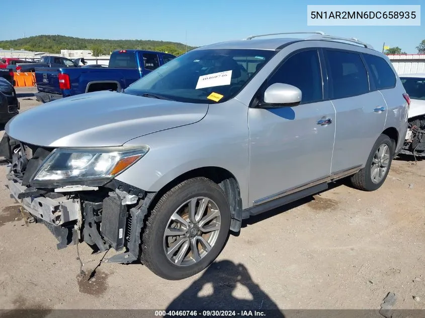 2013 Nissan Pathfinder Sl VIN: 5N1AR2MN6DC658935 Lot: 40460746