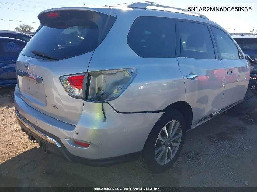 2013 Nissan Pathfinder Sl VIN: 5N1AR2MN6DC658935 Lot: 40460746