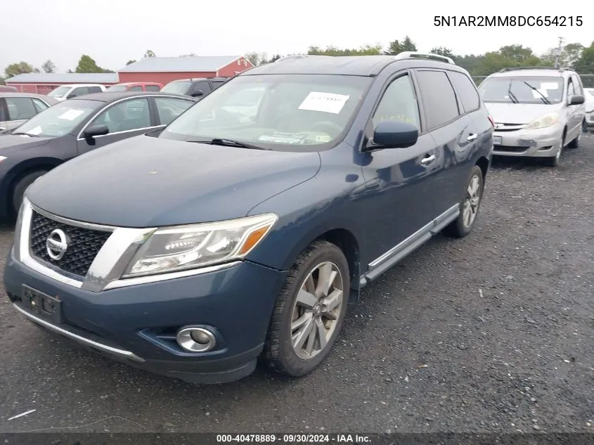 2013 Nissan Pathfinder Platinum VIN: 5N1AR2MM8DC654215 Lot: 40478889