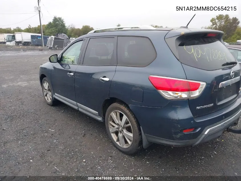 2013 Nissan Pathfinder Platinum VIN: 5N1AR2MM8DC654215 Lot: 40478889