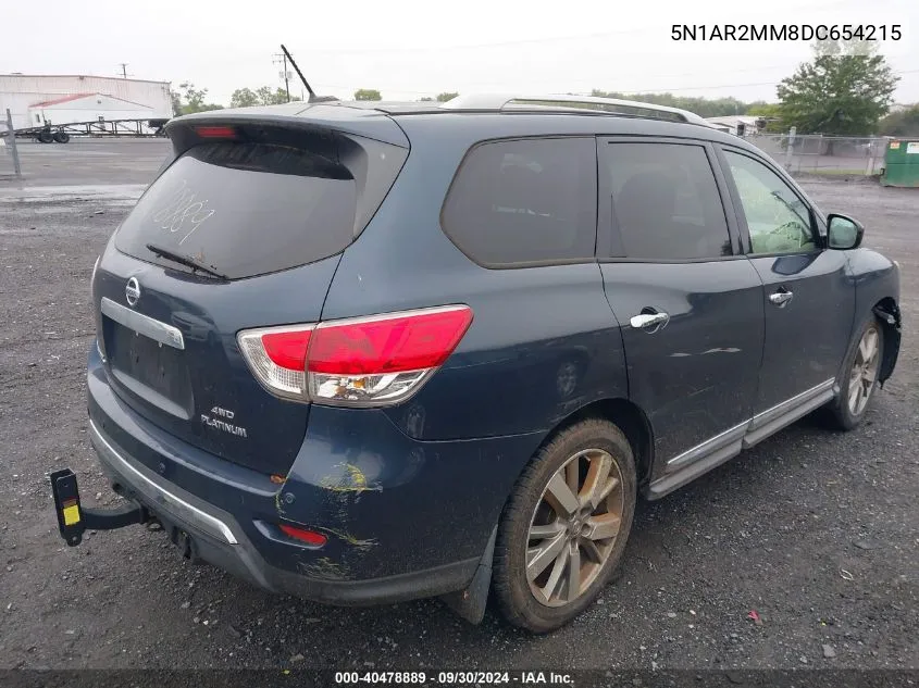 2013 Nissan Pathfinder Platinum VIN: 5N1AR2MM8DC654215 Lot: 40478889