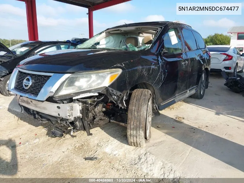 2013 Nissan Pathfinder Platinum VIN: 5N1AR2MN5DC674477 Lot: 40486985