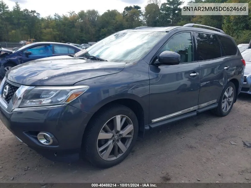 2013 Nissan Pathfinder Platinum VIN: 5N1AR2MM5DC624668 Lot: 40488214