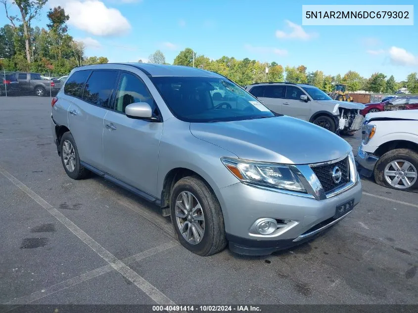 2013 Nissan Pathfinder S VIN: 5N1AR2MN6DC679302 Lot: 40491414