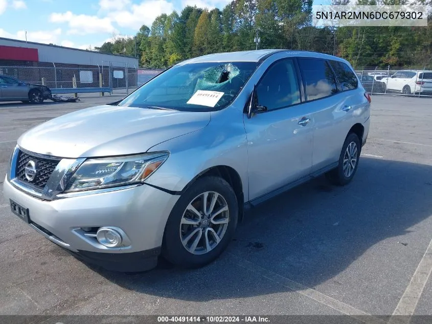 2013 Nissan Pathfinder S VIN: 5N1AR2MN6DC679302 Lot: 40491414