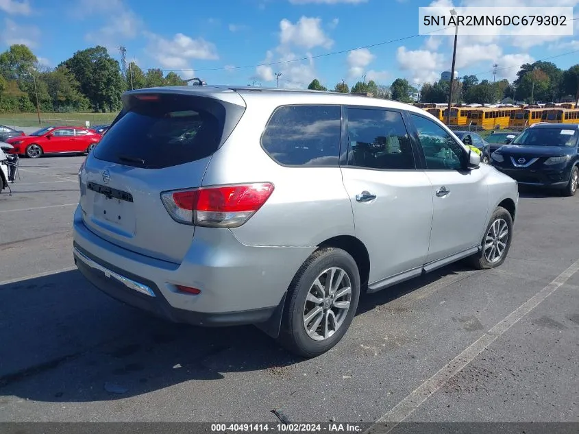 2013 Nissan Pathfinder S VIN: 5N1AR2MN6DC679302 Lot: 40491414