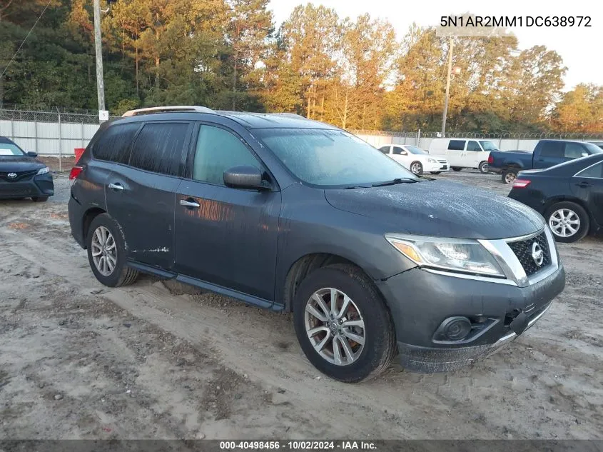 2013 Nissan Pathfinder Sv VIN: 5N1AR2MM1DC638972 Lot: 40498456