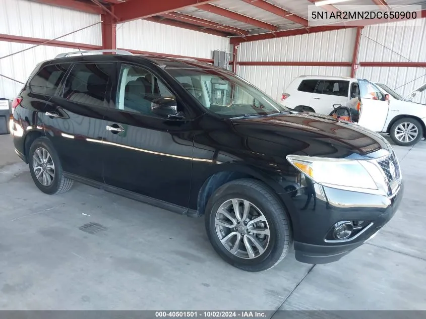 2013 Nissan Pathfinder Sv VIN: 5N1AR2MN2DC650900 Lot: 40501501