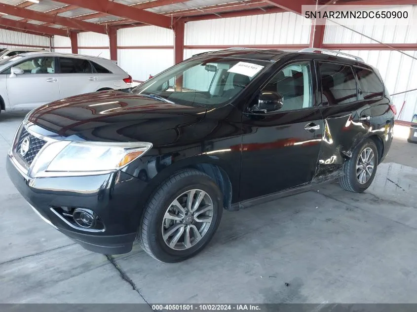 2013 Nissan Pathfinder Sv VIN: 5N1AR2MN2DC650900 Lot: 40501501