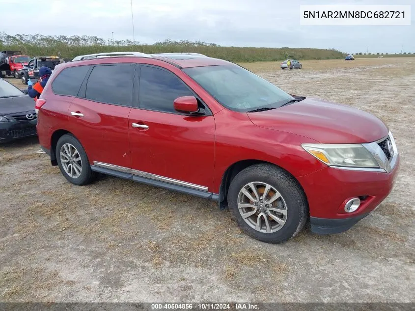 2013 Nissan Pathfinder Sl VIN: 5N1AR2MN8DC682721 Lot: 40504856