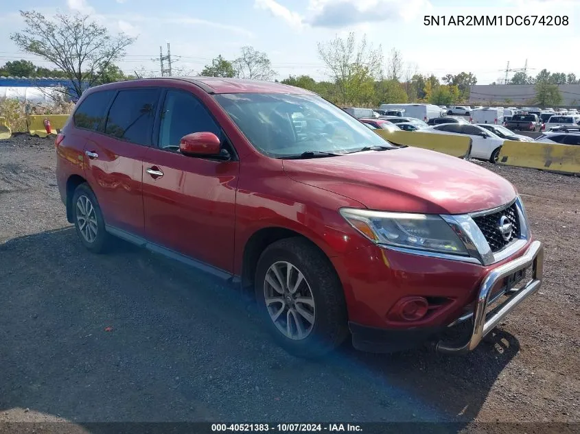 2013 Nissan Pathfinder S VIN: 5N1AR2MM1DC674208 Lot: 40521383