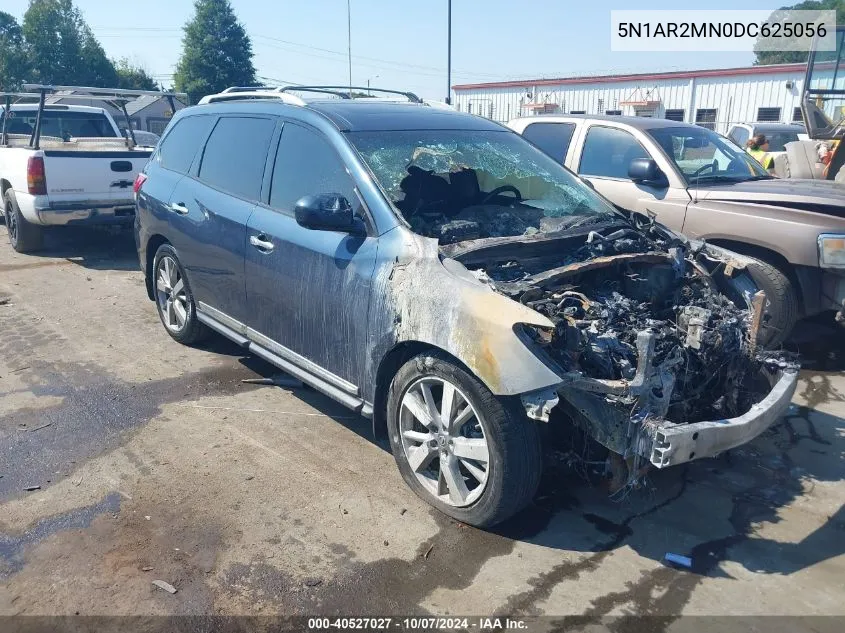 2013 Nissan Pathfinder S/Sv/Sl/Platinum VIN: 5N1AR2MN0DC625056 Lot: 40527027