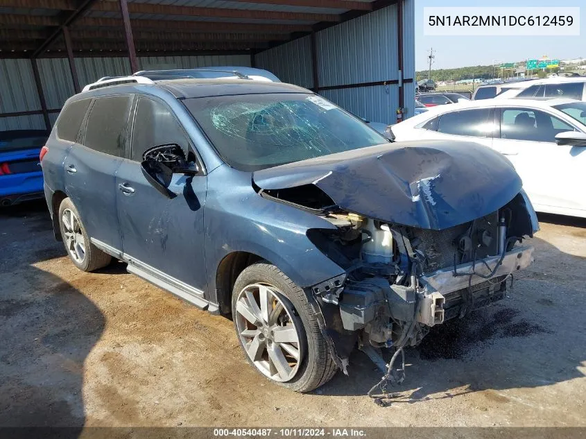 2013 Nissan Pathfinder S/Sv/Sl/Platinum VIN: 5N1AR2MN1DC612459 Lot: 40540487