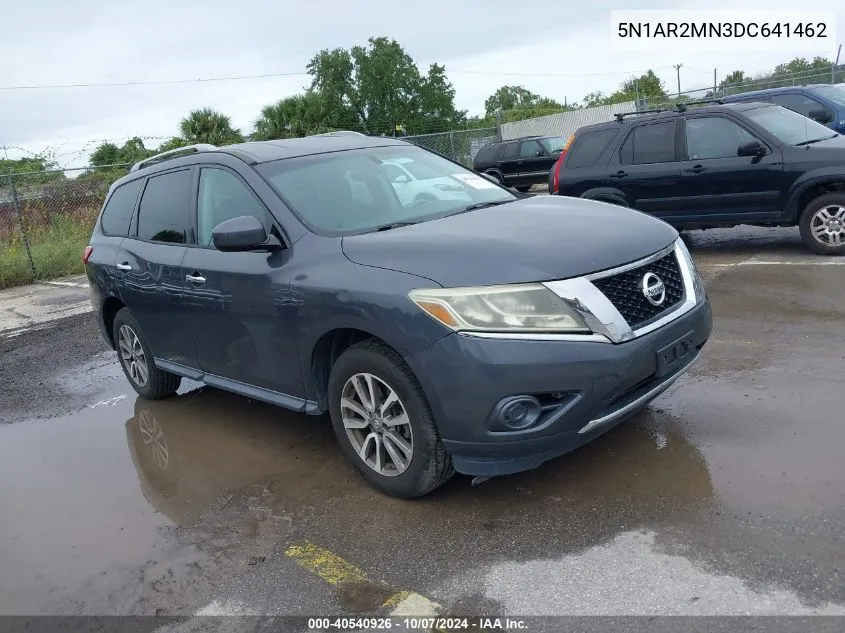 2013 Nissan Pathfinder Sv VIN: 5N1AR2MN3DC641462 Lot: 40540926