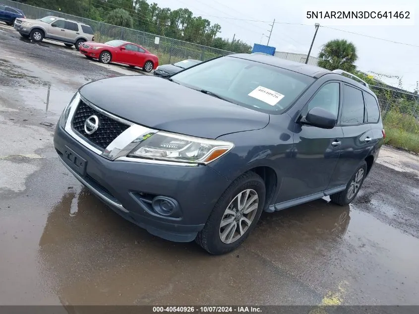 2013 Nissan Pathfinder Sv VIN: 5N1AR2MN3DC641462 Lot: 40540926